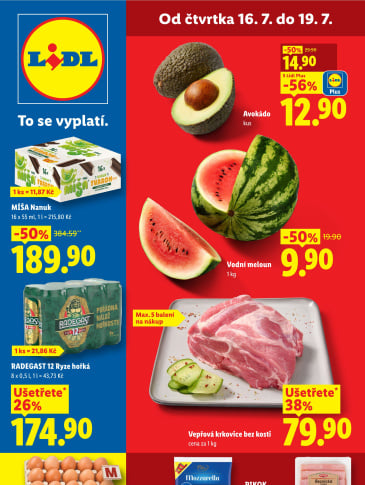 Lidl leták od čtvrtka