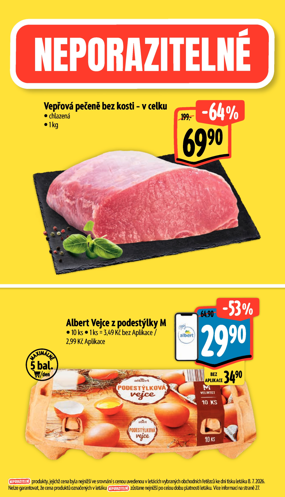 Leták Albert Hypermarket leták - Vestec - strana 2