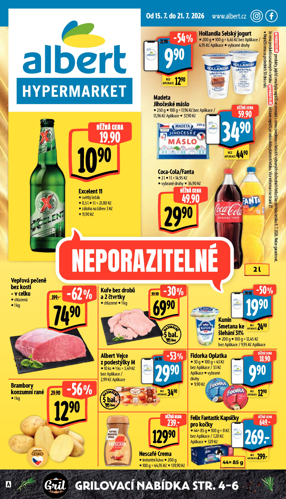 Leták Albert Hypermarket leták - strana 1