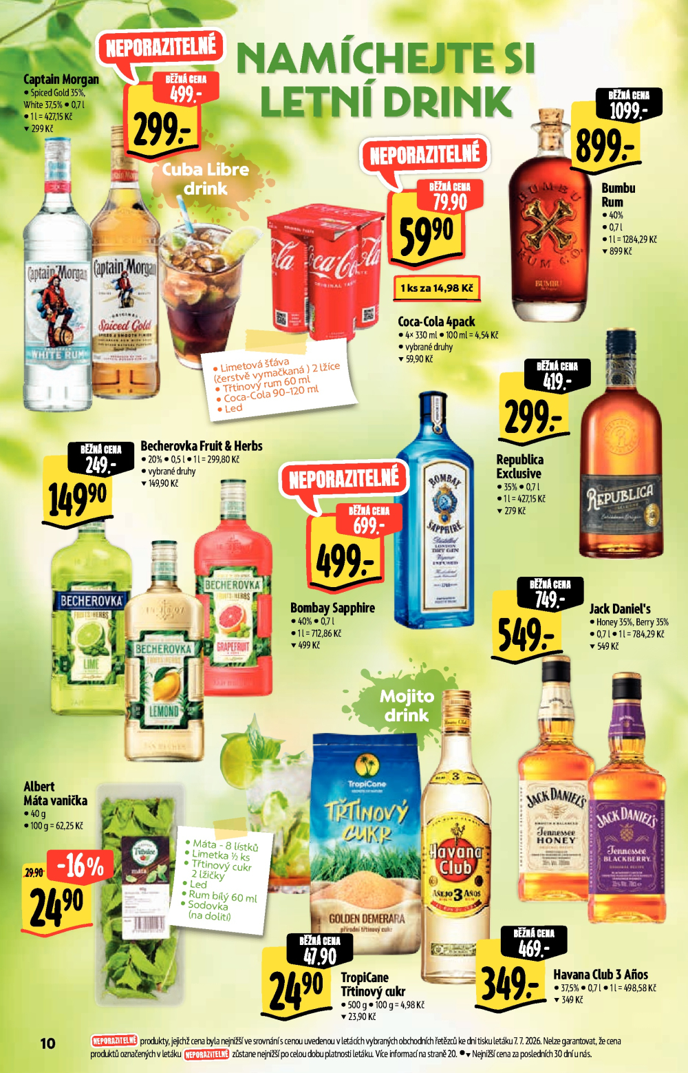 Leták Albert Hypermarket - Neporazitelné léto - strana 10