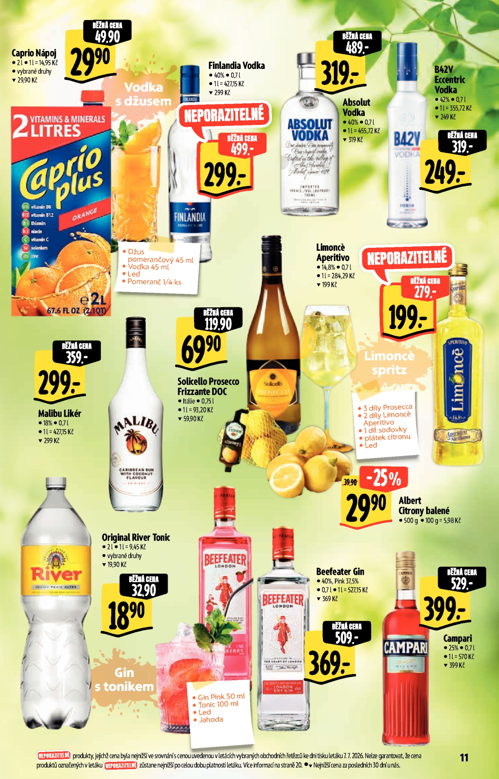 Leták Albert Hypermarket - Neporazitelné léto - strana 11