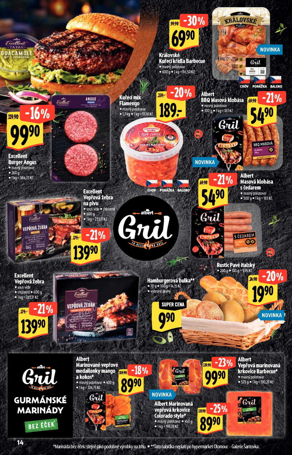 Leták Albert Hypermarket - Neporazitelné léto - strana 14