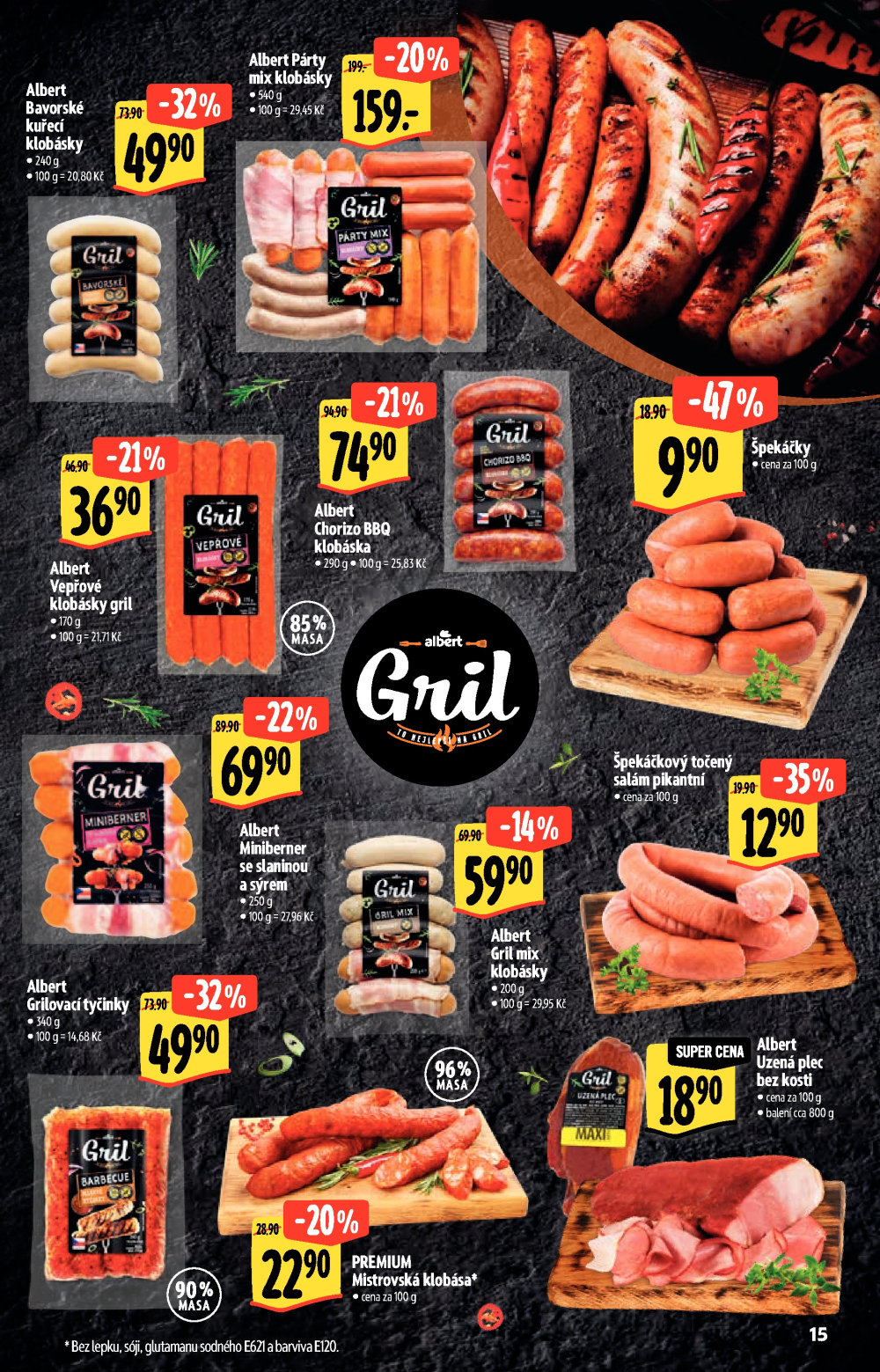 Leták Albert Hypermarket - Neporazitelné léto - strana 15