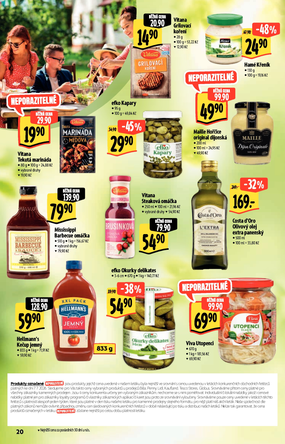 Leták Albert Hypermarket - Neporazitelné léto - strana 20