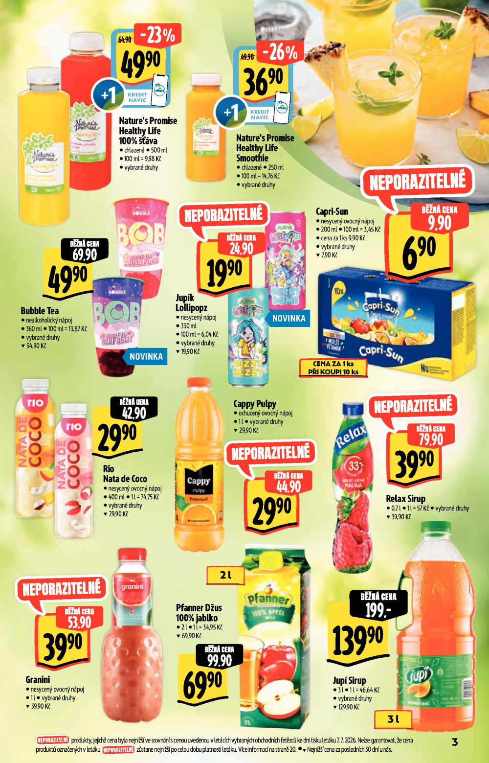 Leták Albert Hypermarket - Neporazitelné léto - strana 3
