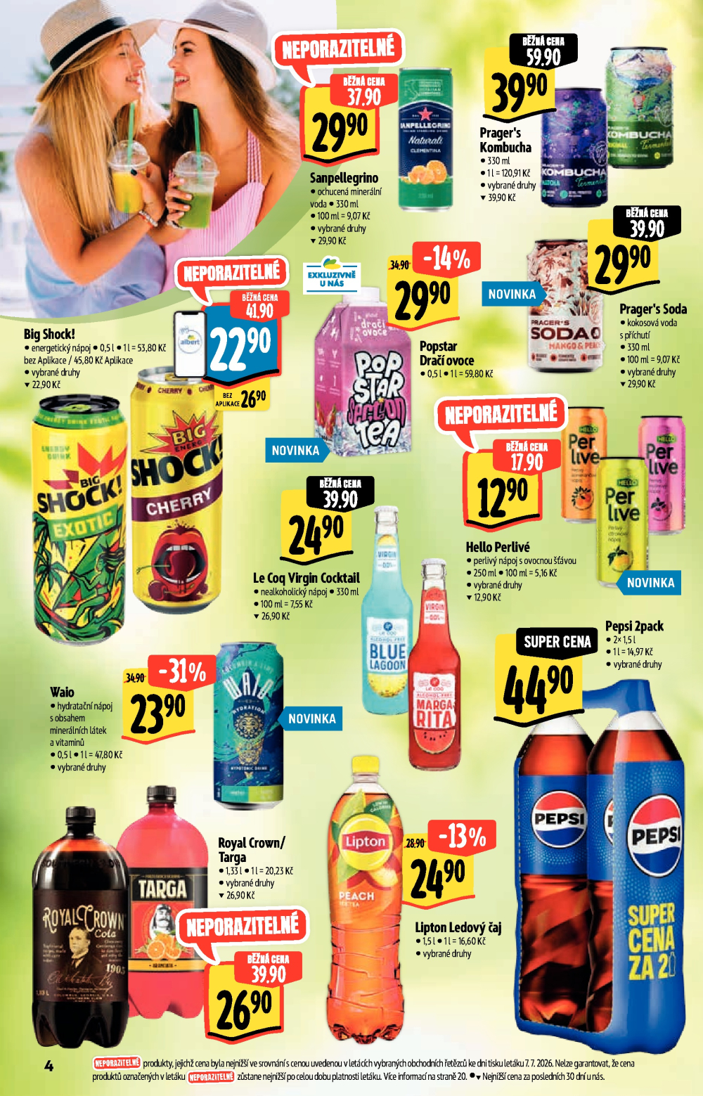 Leták Albert Hypermarket - Neporazitelné léto - strana 4