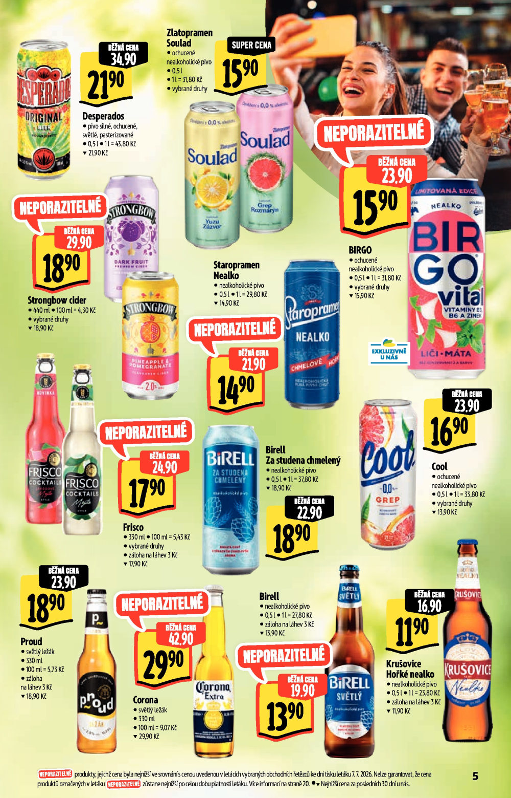 Leták Albert Hypermarket - Neporazitelné léto - strana 5