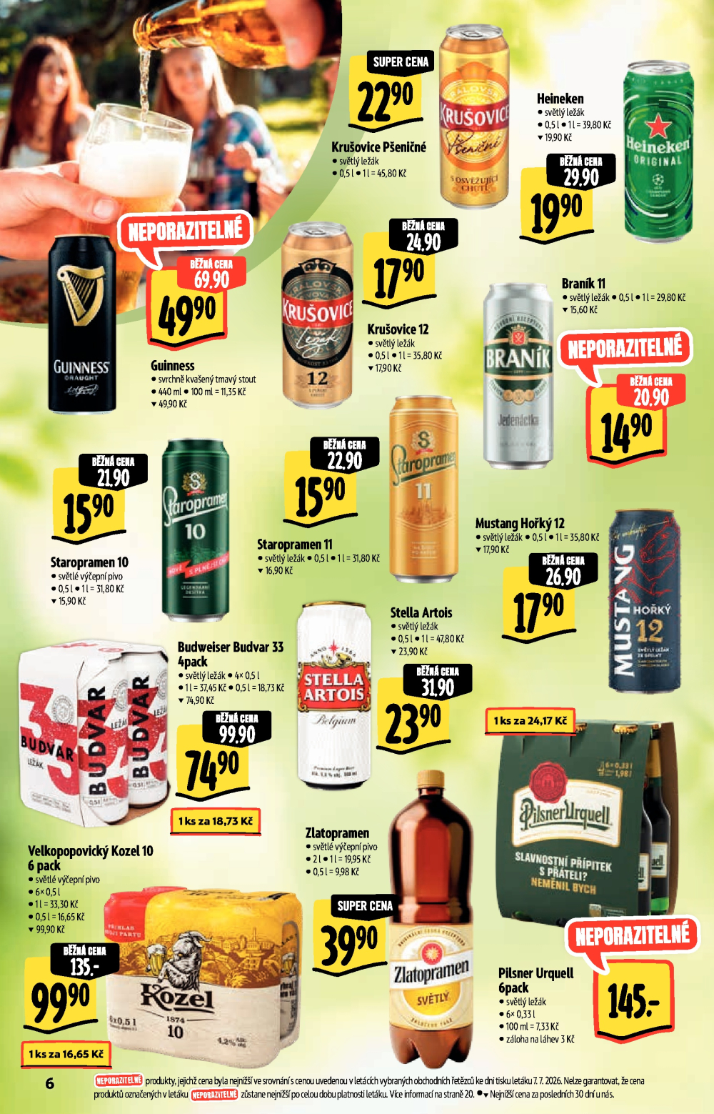 Leták Albert Hypermarket - Neporazitelné léto - strana 6