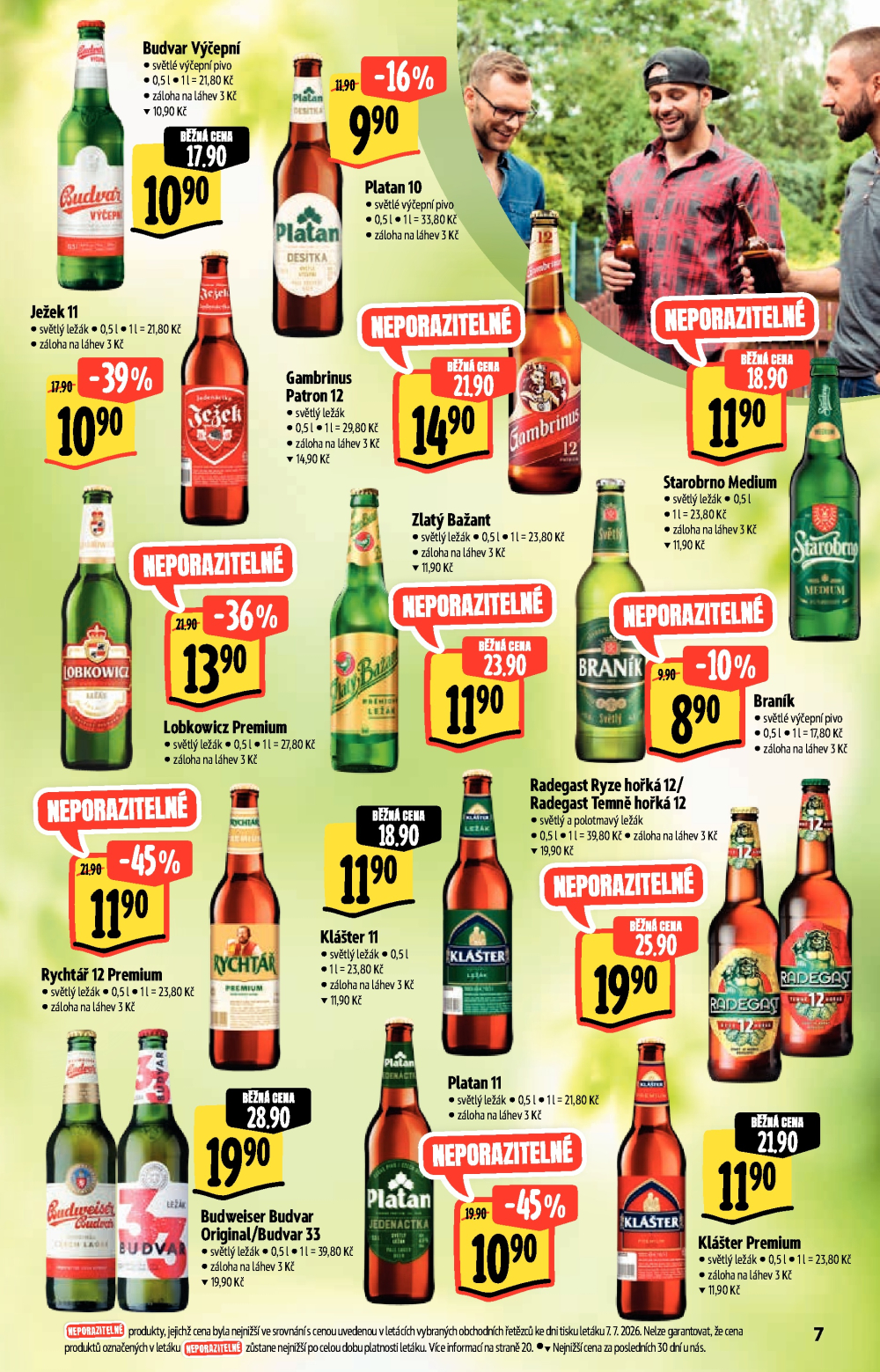Leták Albert Hypermarket - Neporazitelné léto - strana 7