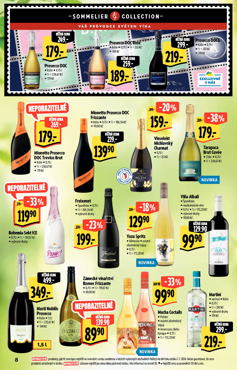 Leták Albert Hypermarket - Neporazitelné léto - strana 8