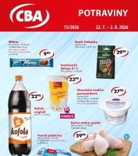Akční leták CBA Potraviny 