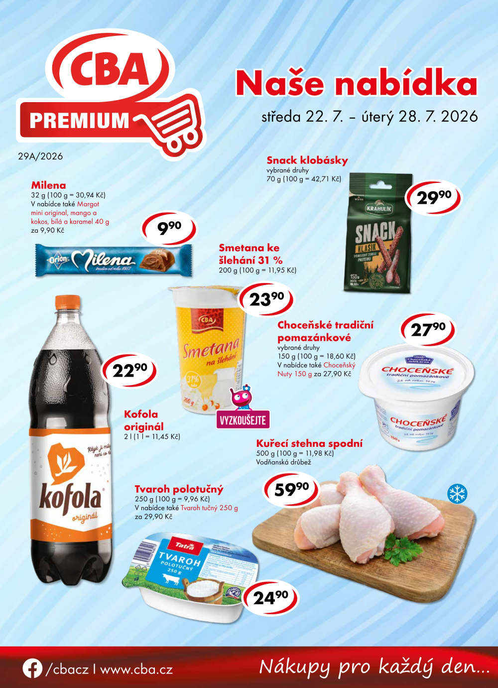 Leták CBA Premium leták - strana 1