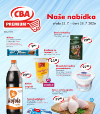Akční leták CBA Premium 