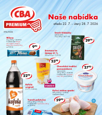 Akční leták CBA Premium 