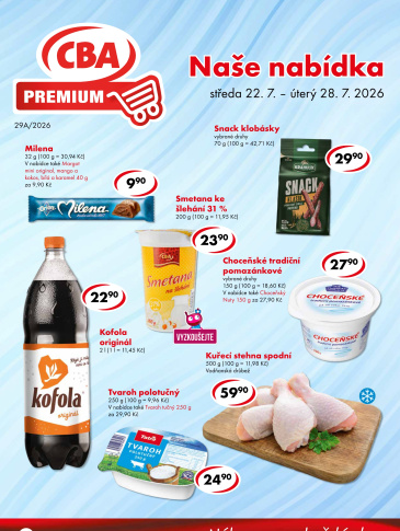 CBA Premium leták