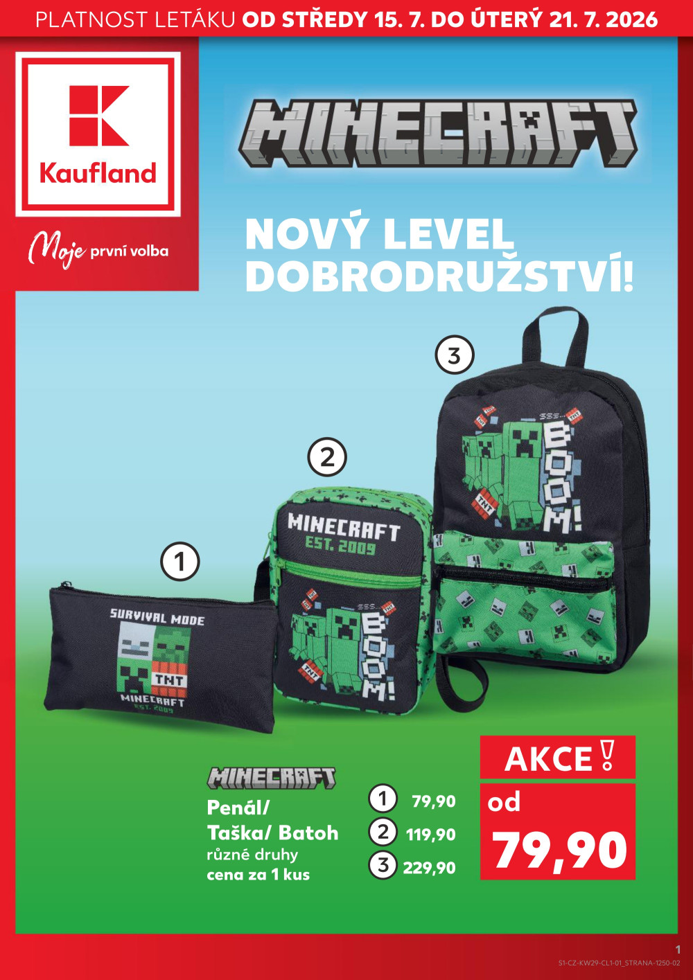 Leták Kaufland leták - Spotřební zboží - strana 1