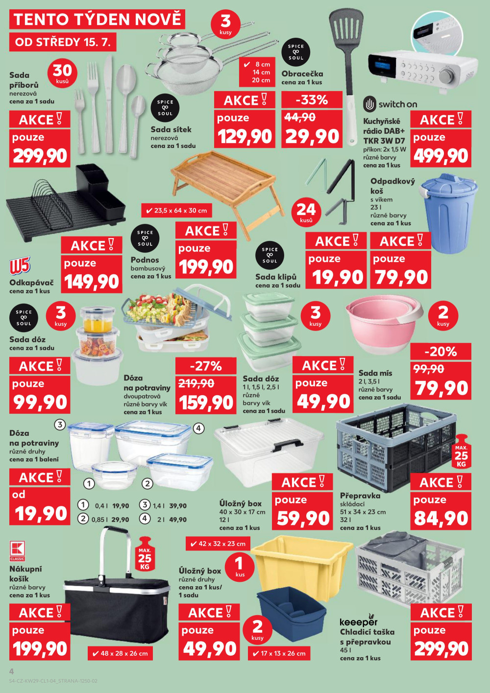 Leták Kaufland leták - Spotřební zboží - strana 4
