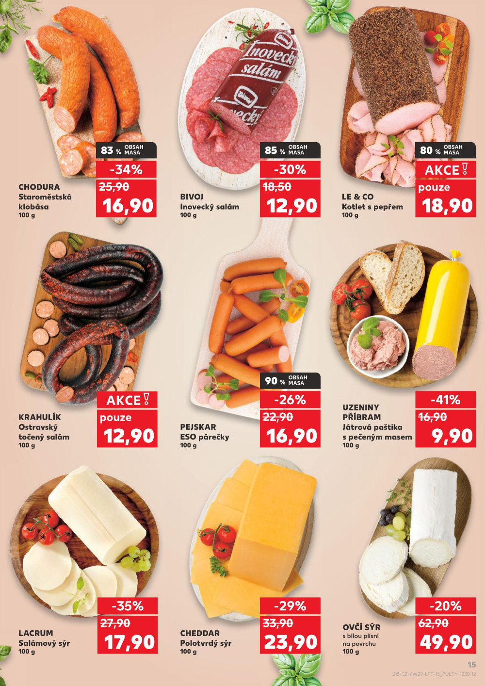Leták Kaufland leták Praha 6 - Podbaba - strana 15