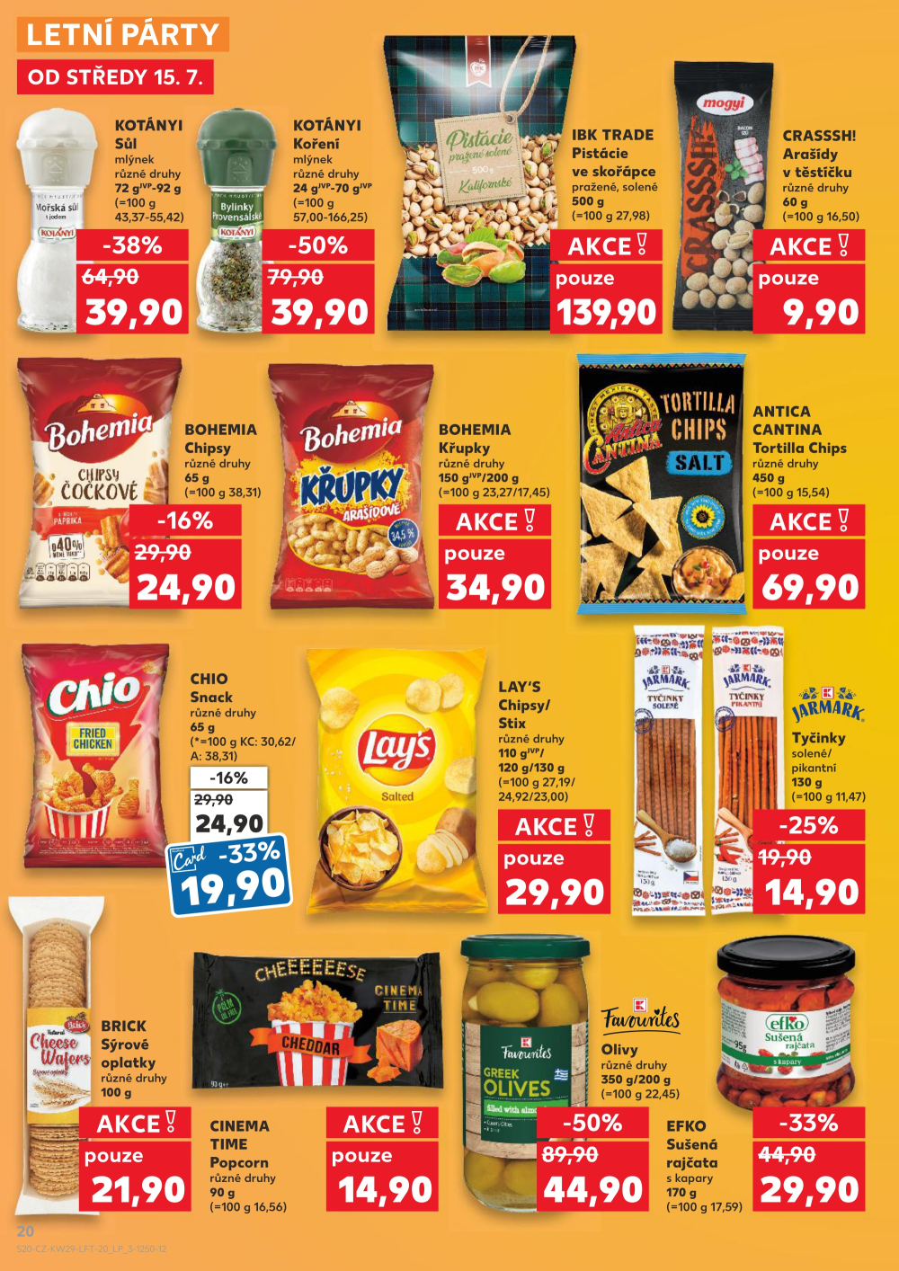 Leták Kaufland leták Praha 6 - Podbaba - strana 20