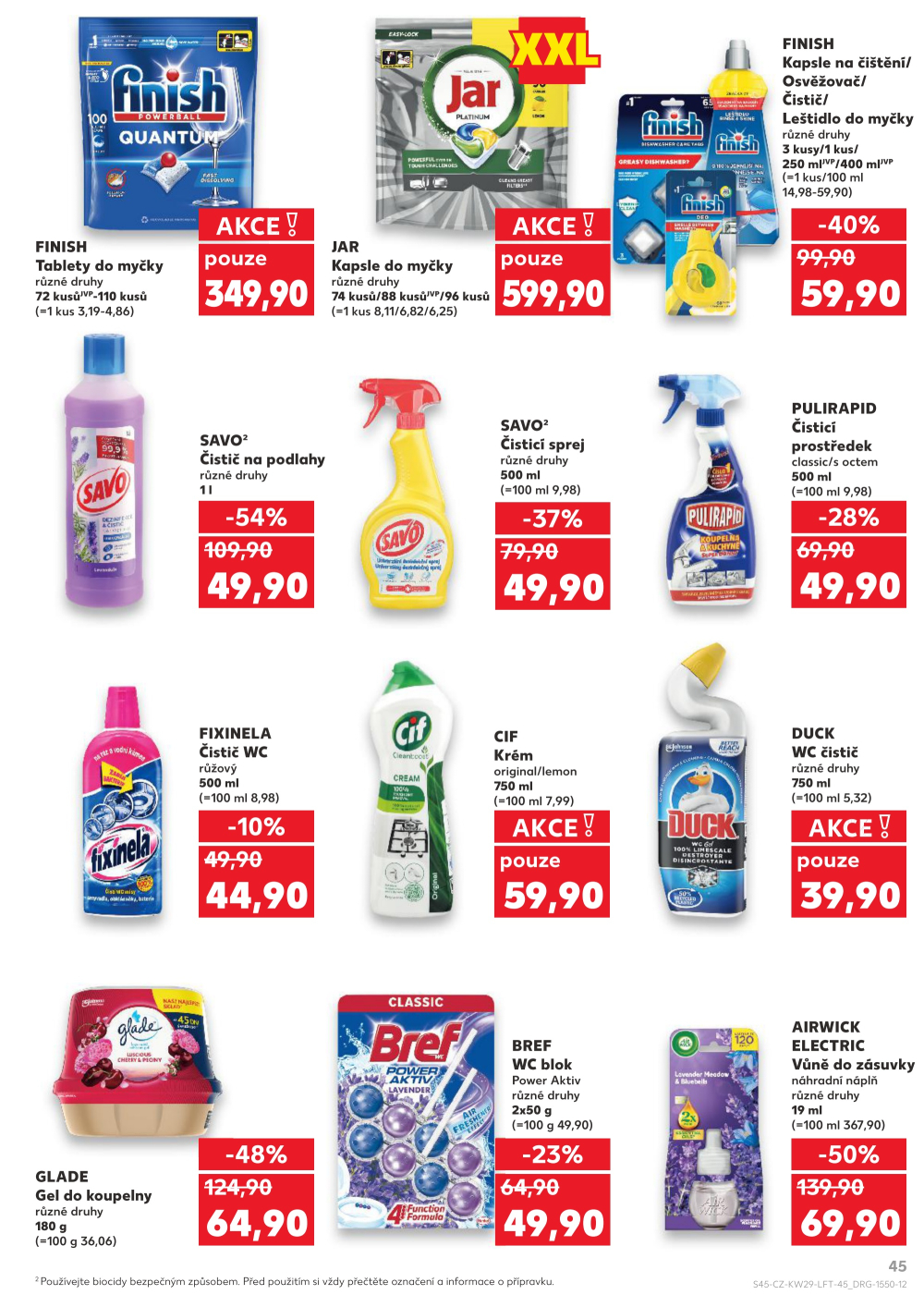 Leták Kaufland leták Praha 6 - Podbaba - strana 45