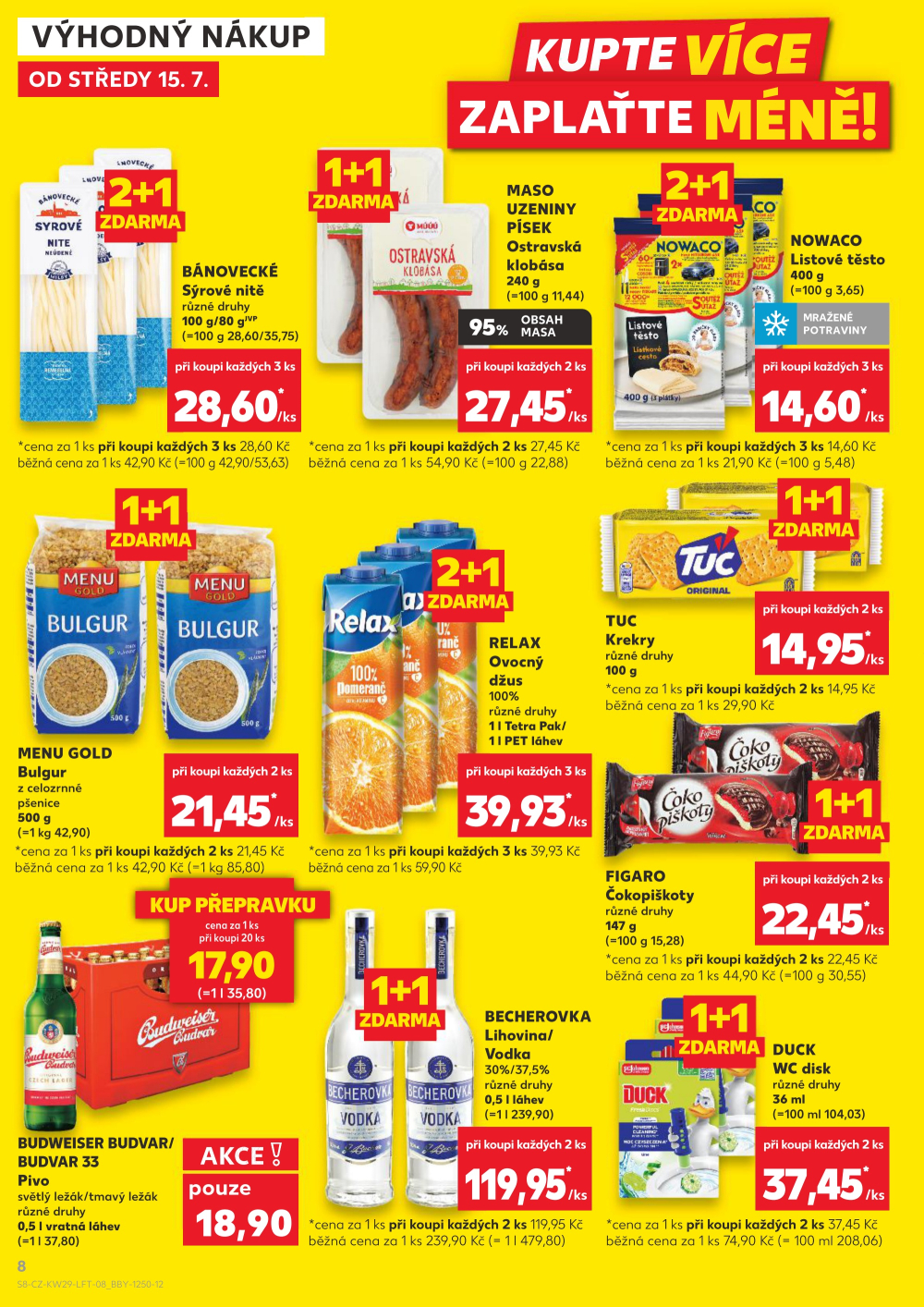 Leták Kaufland leták Praha 6 - Podbaba - strana 8