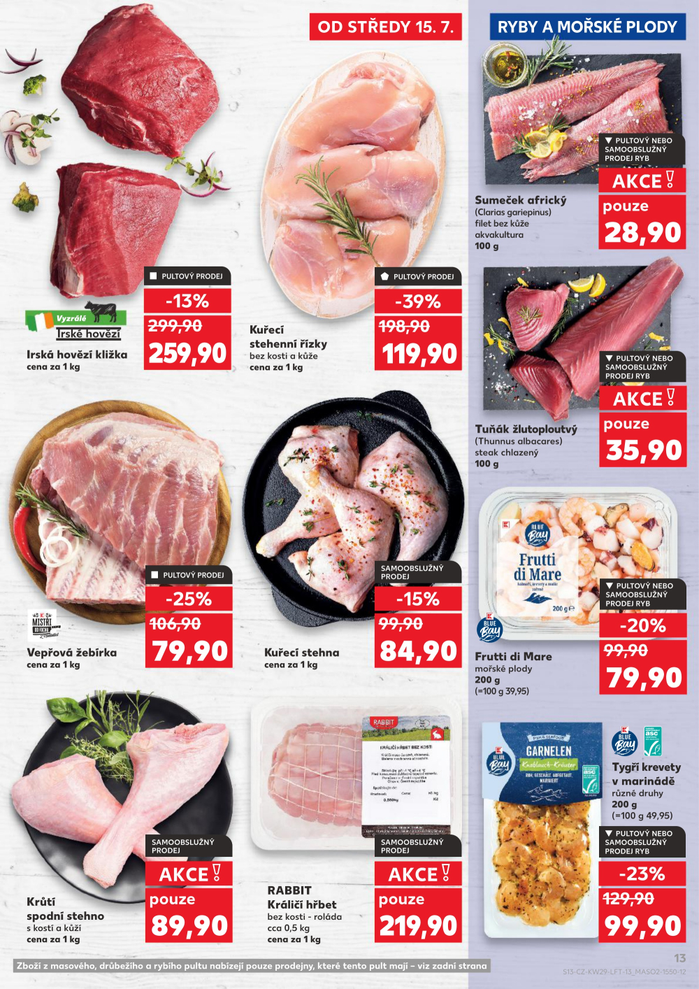 Leták Kaufland leták Praha 3 - Jarov - strana 13