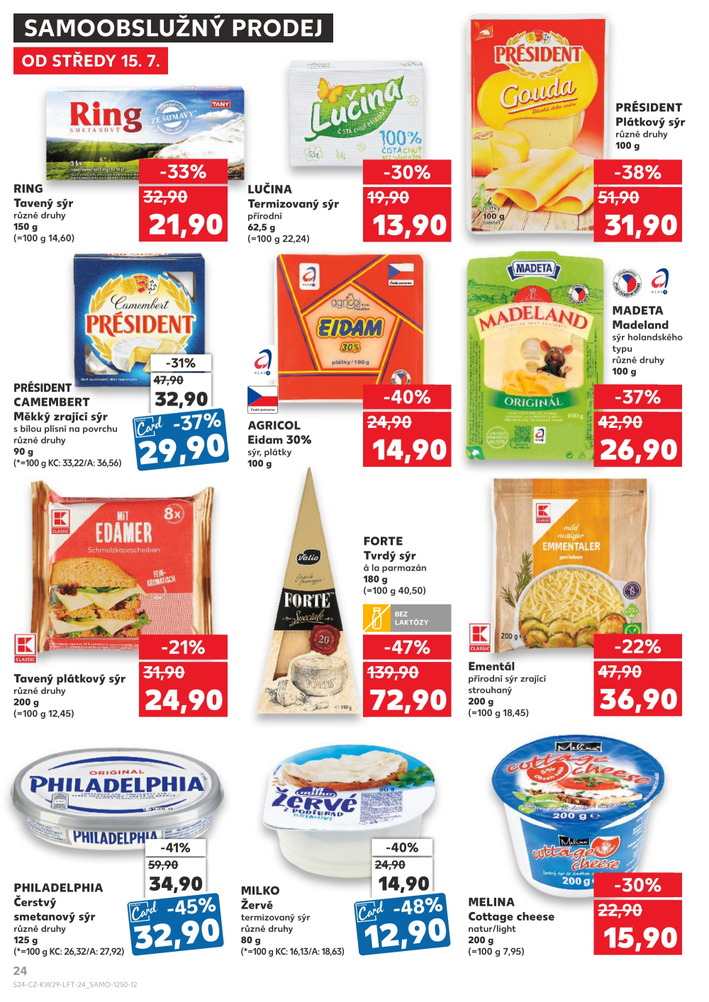 Leták Kaufland leták Praha 3 - Jarov - strana 24