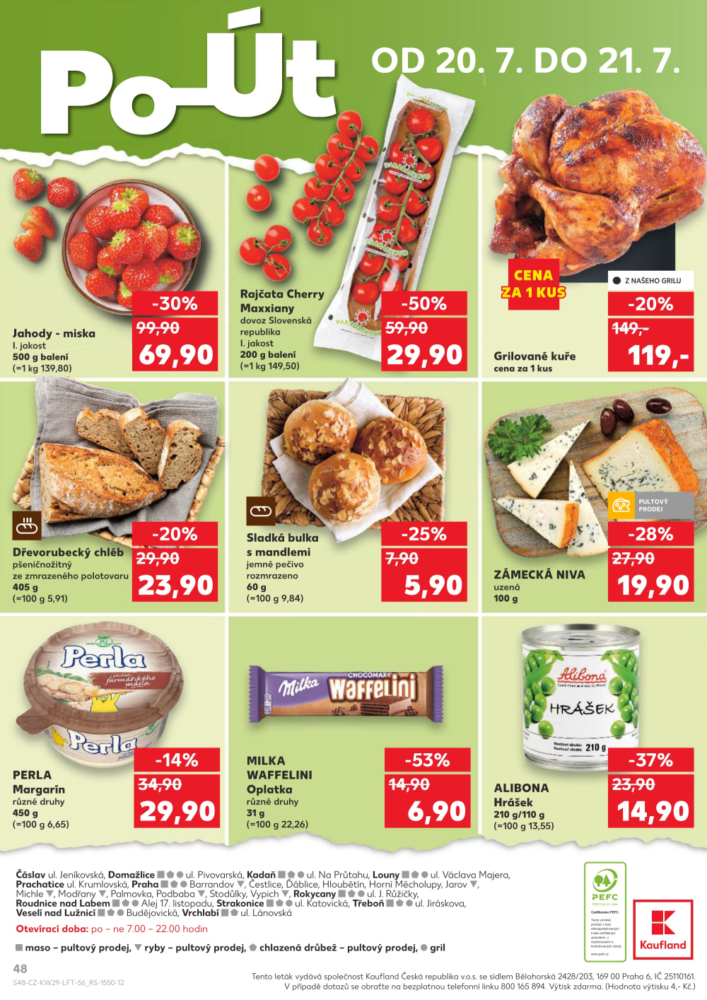 Leták Kaufland leták Praha 3 - Jarov - strana 48