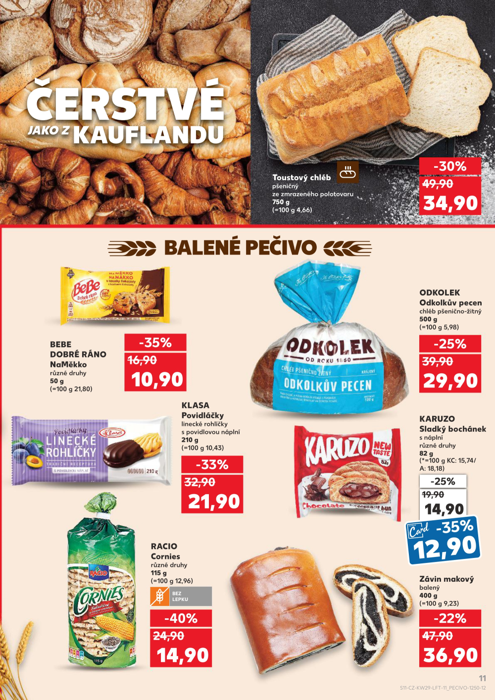 Leták Kaufland leták Praha 4 - Michle - strana 11
