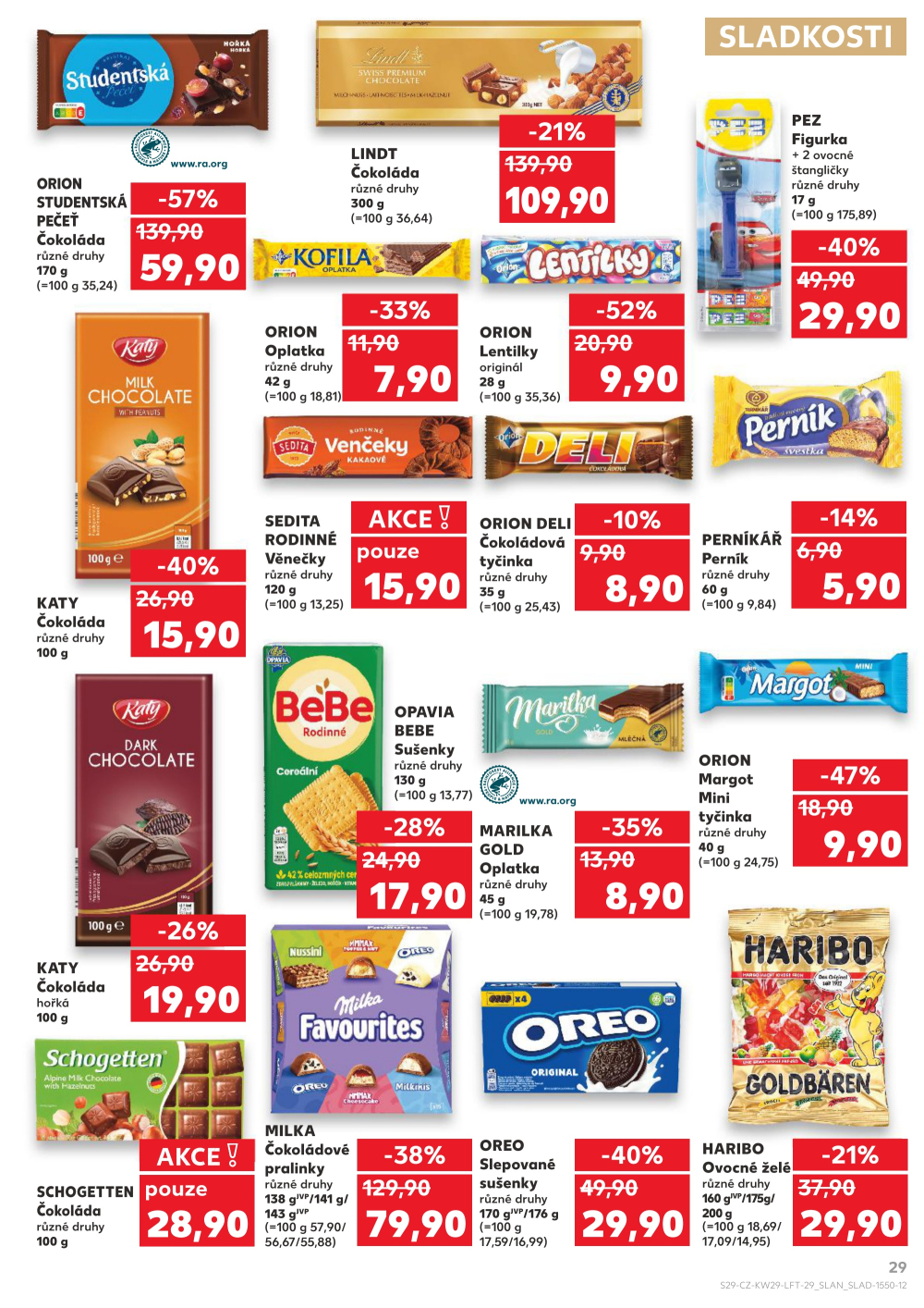 Leták Kaufland leták Praha 4 - Michle - strana 29