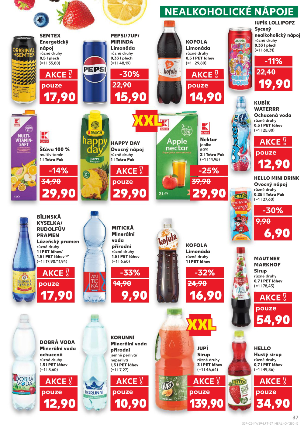Leták Kaufland leták Praha 4 - Michle - strana 37
