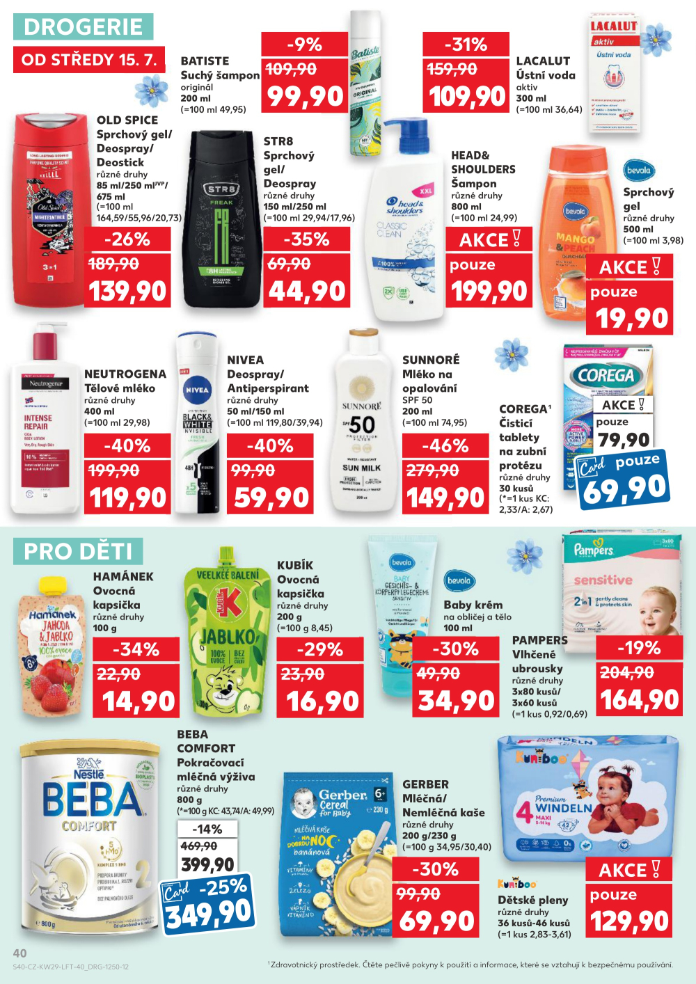 Leták Kaufland leták Praha 4 - Michle - strana 40