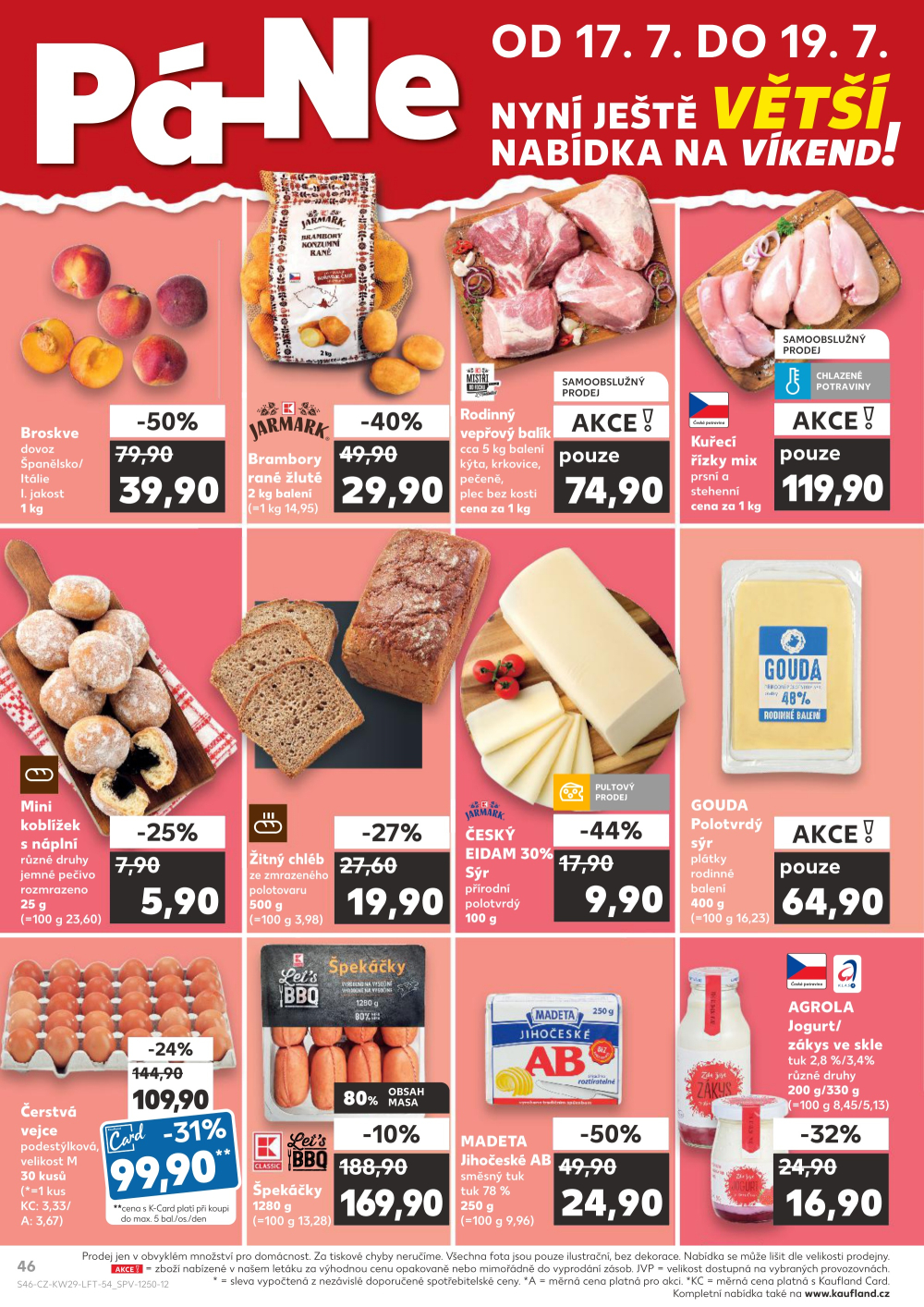 Leták Kaufland leták Praha 4 - Michle - strana 46