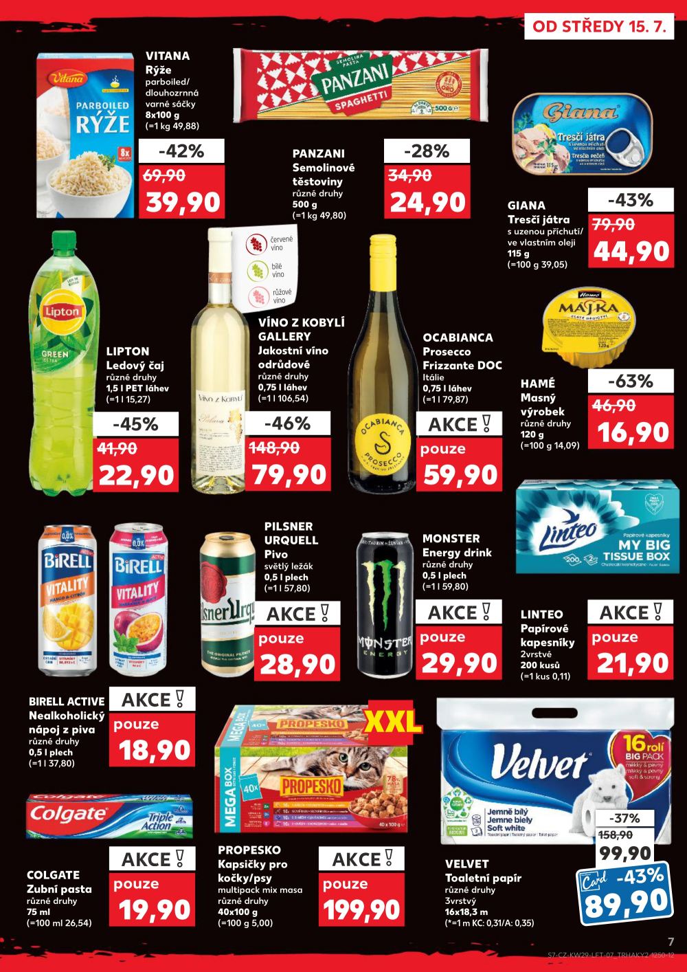 Leták Kaufland leták Praha 4 - Michle - strana 7