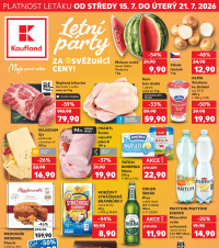 Akční leták Kaufland  Praha 8 - Libeň