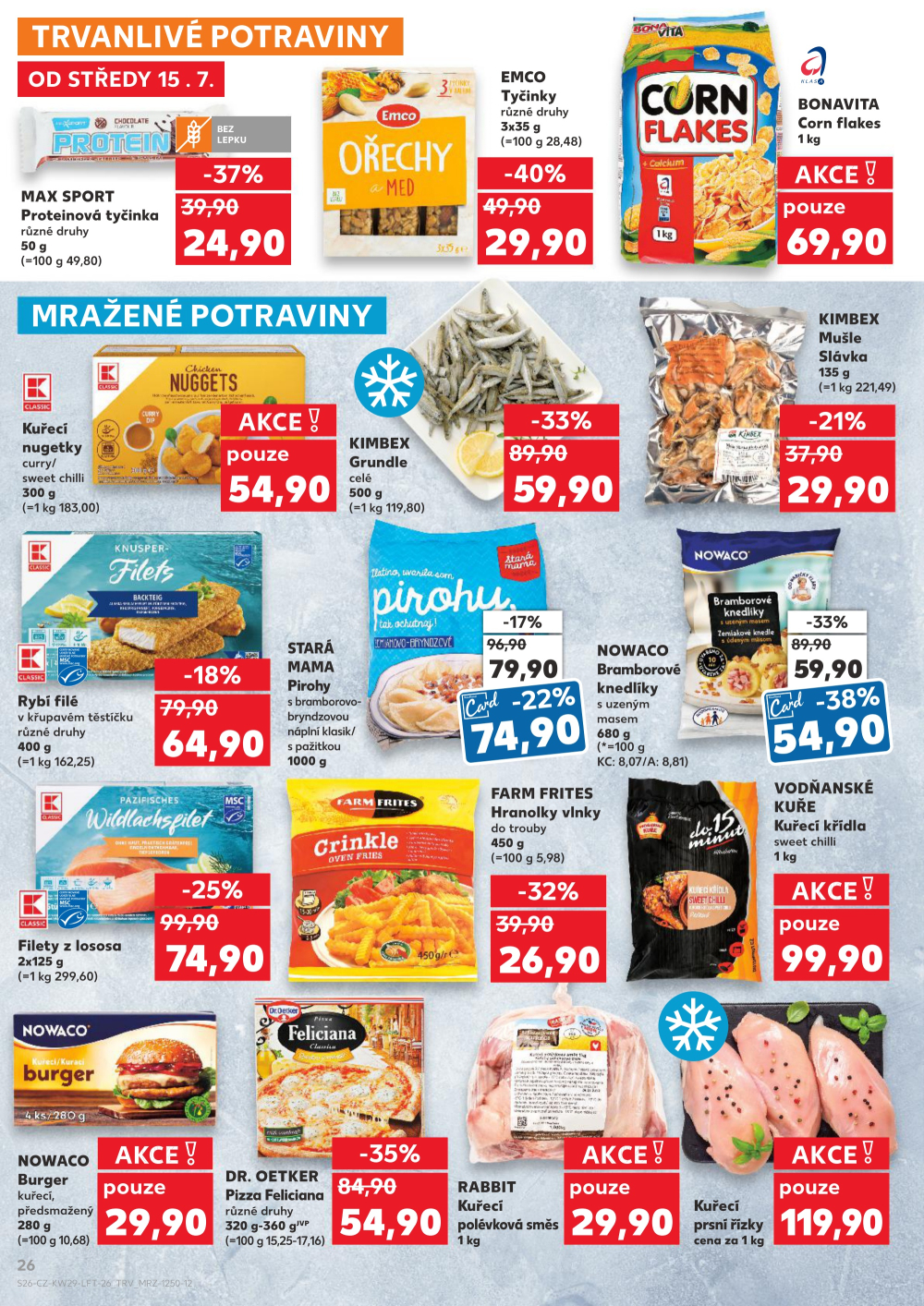Leták Kaufland leták Praha 8 - Libeň - strana 26