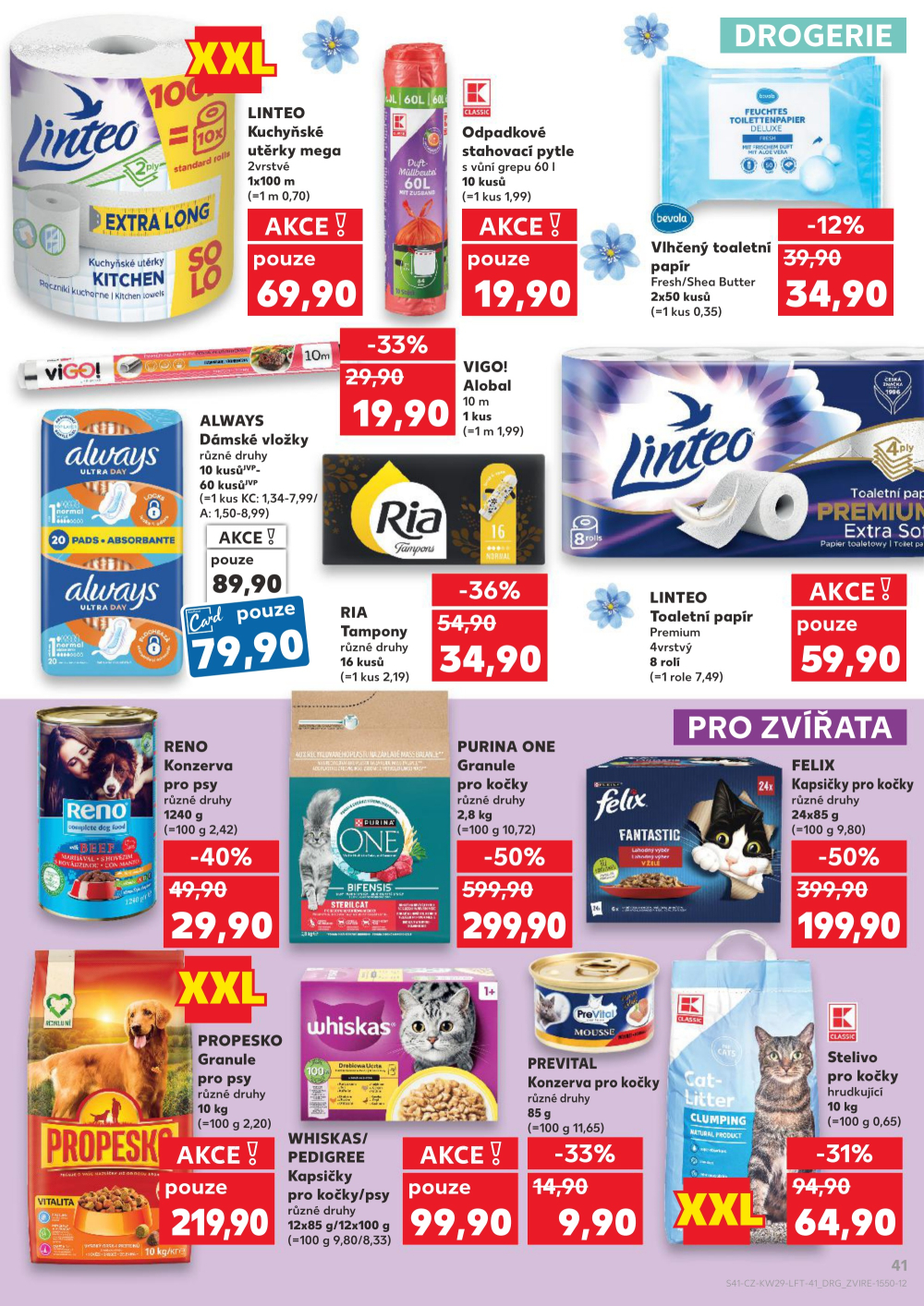 Leták Kaufland leták Praha 8 - Libeň - strana 41