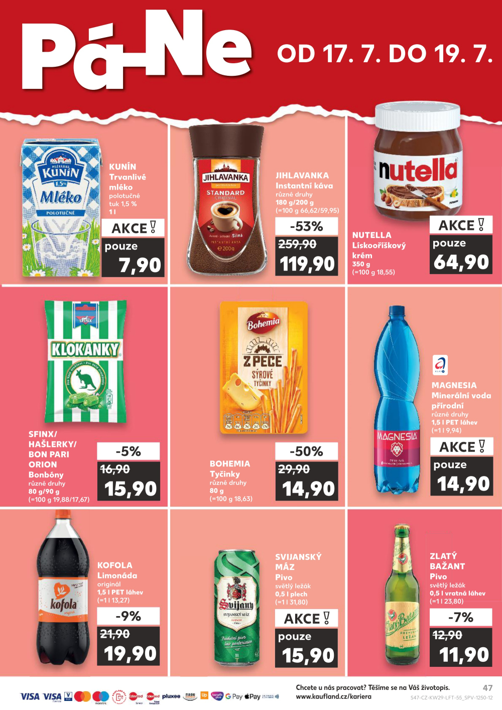 Leták Kaufland leták Praha 8 - Libeň - strana 47