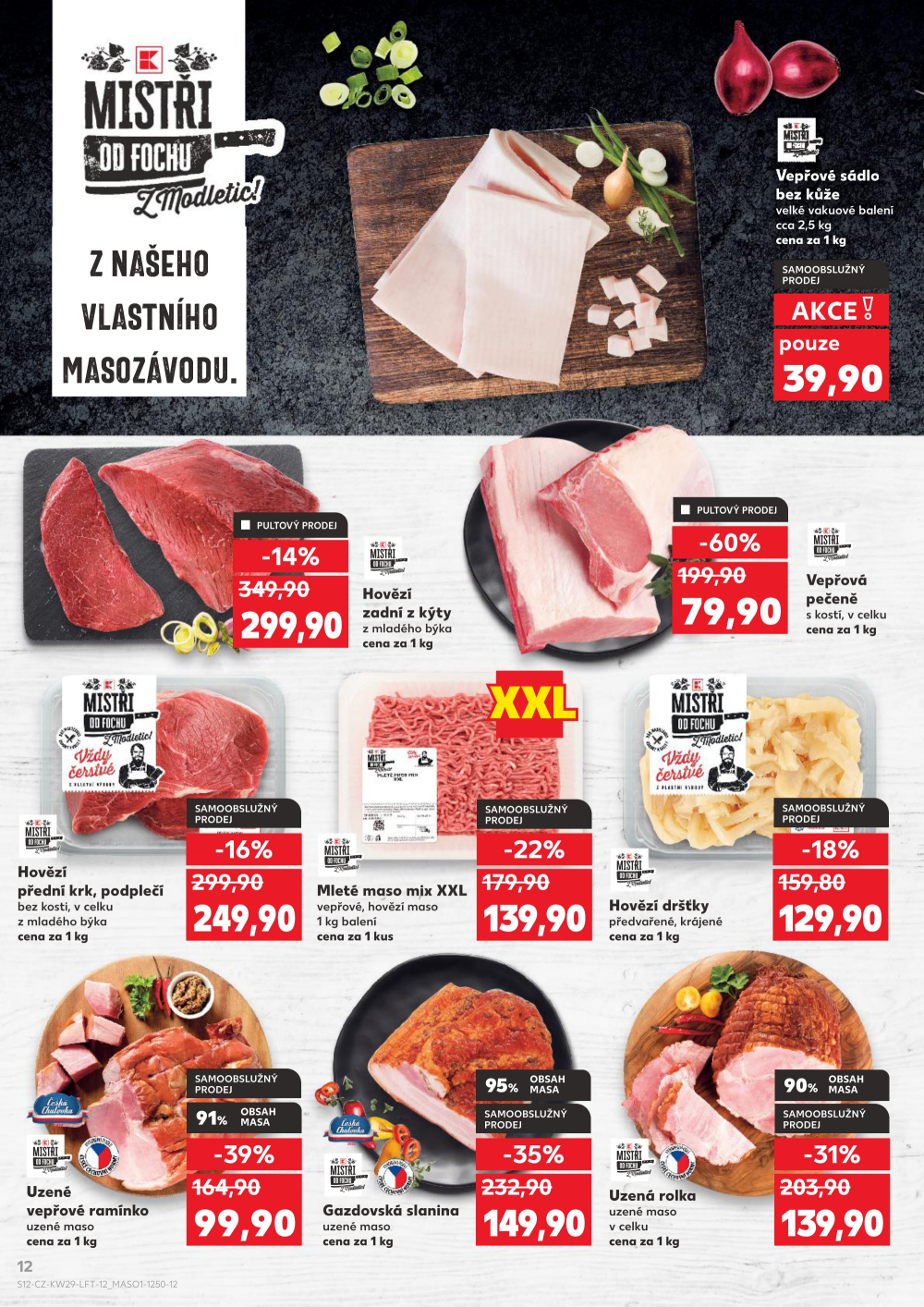 Leták Kaufland leták Veselí nad Moravou - strana 12