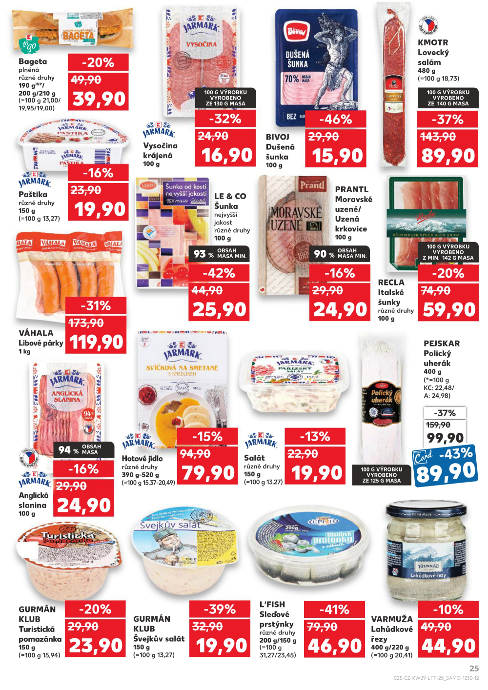 Leták Kaufland leták Veselí nad Moravou - strana 25