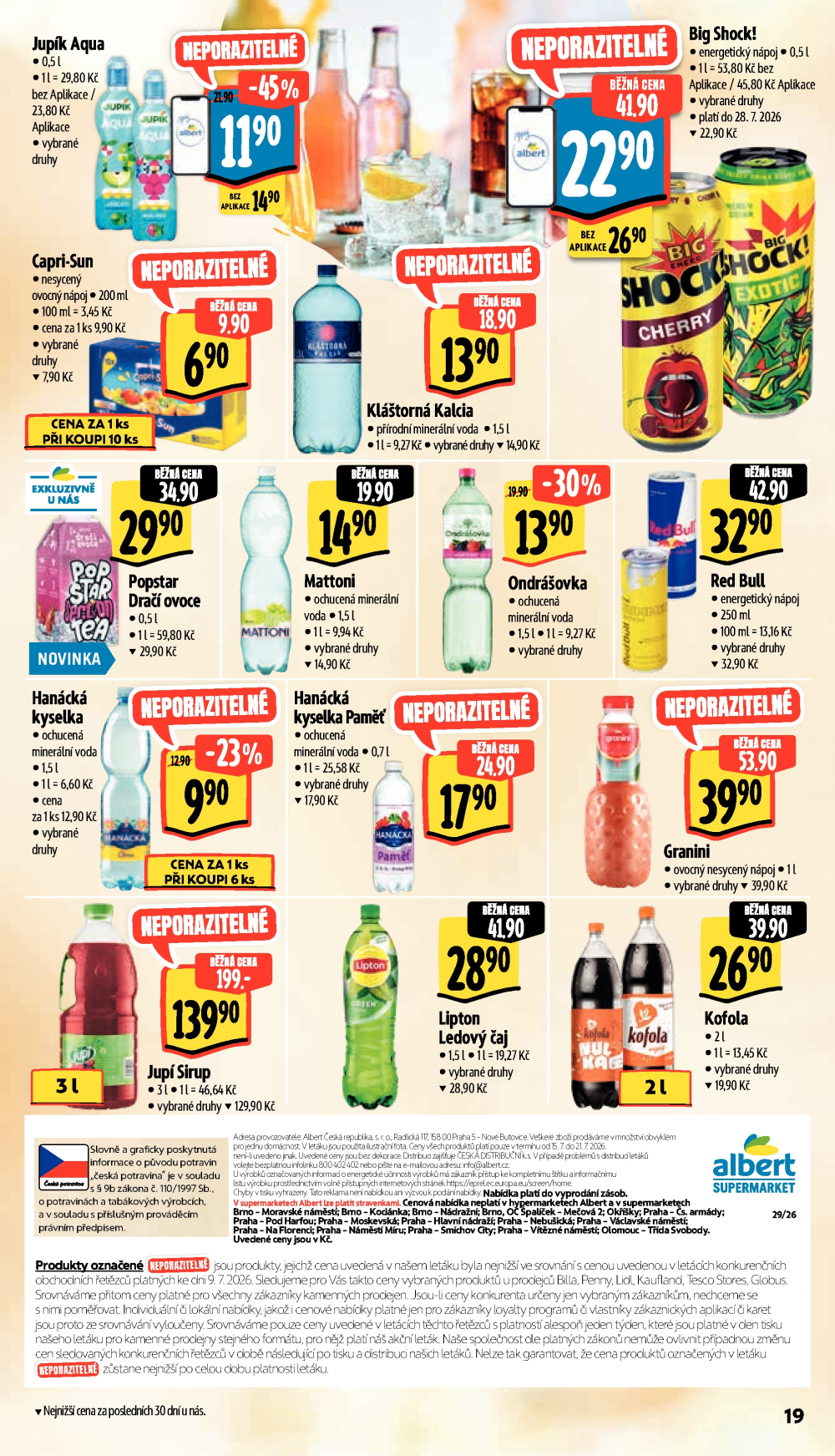 Leták Albert Supermarket leták - strana 29