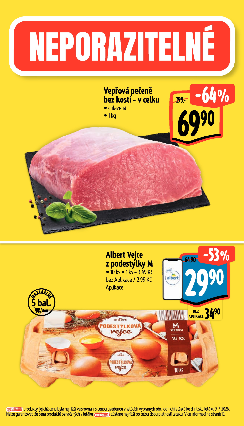 Leták Albert Supermarket leták - Ostrava, Horní - strana 2