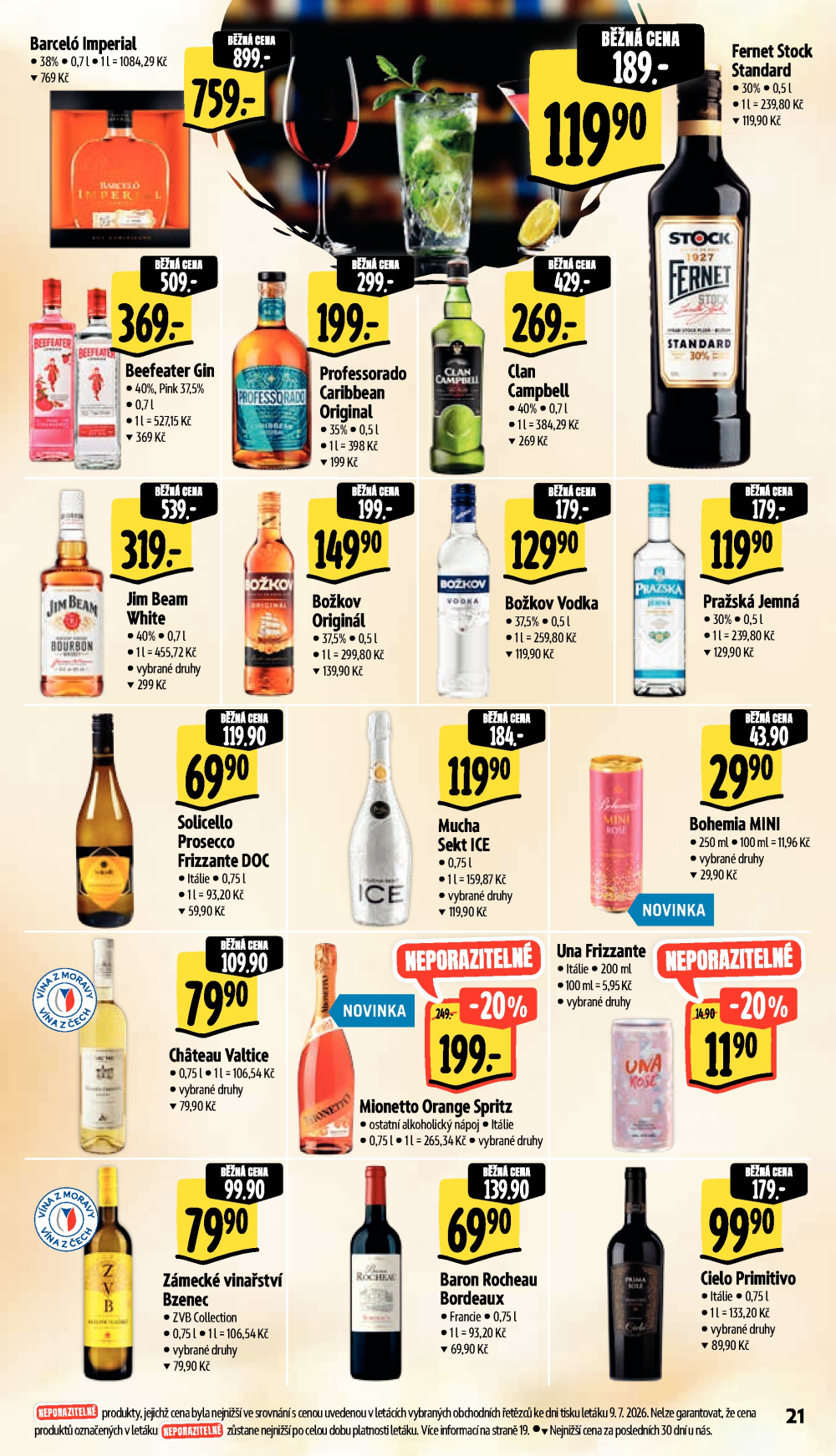 Leták Albert Supermarket leták - Čimice, K Ládví - strana 31