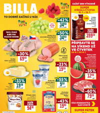 Akční leták BILLA malý 