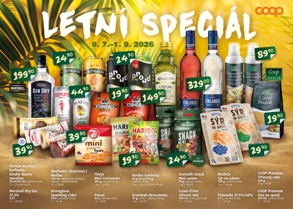 Leták COOP leták - Delikates letní speciál - strana 1