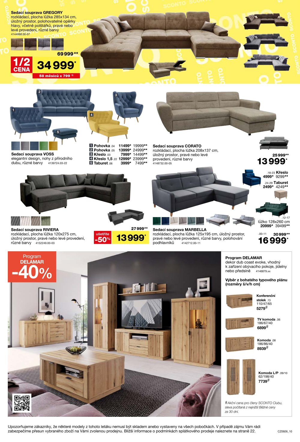 Leták SCONTO Nábytek leták - strana 10