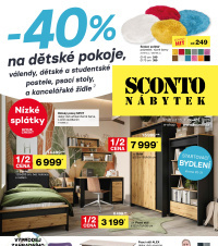 Akční leták SCONTO Nábytek 