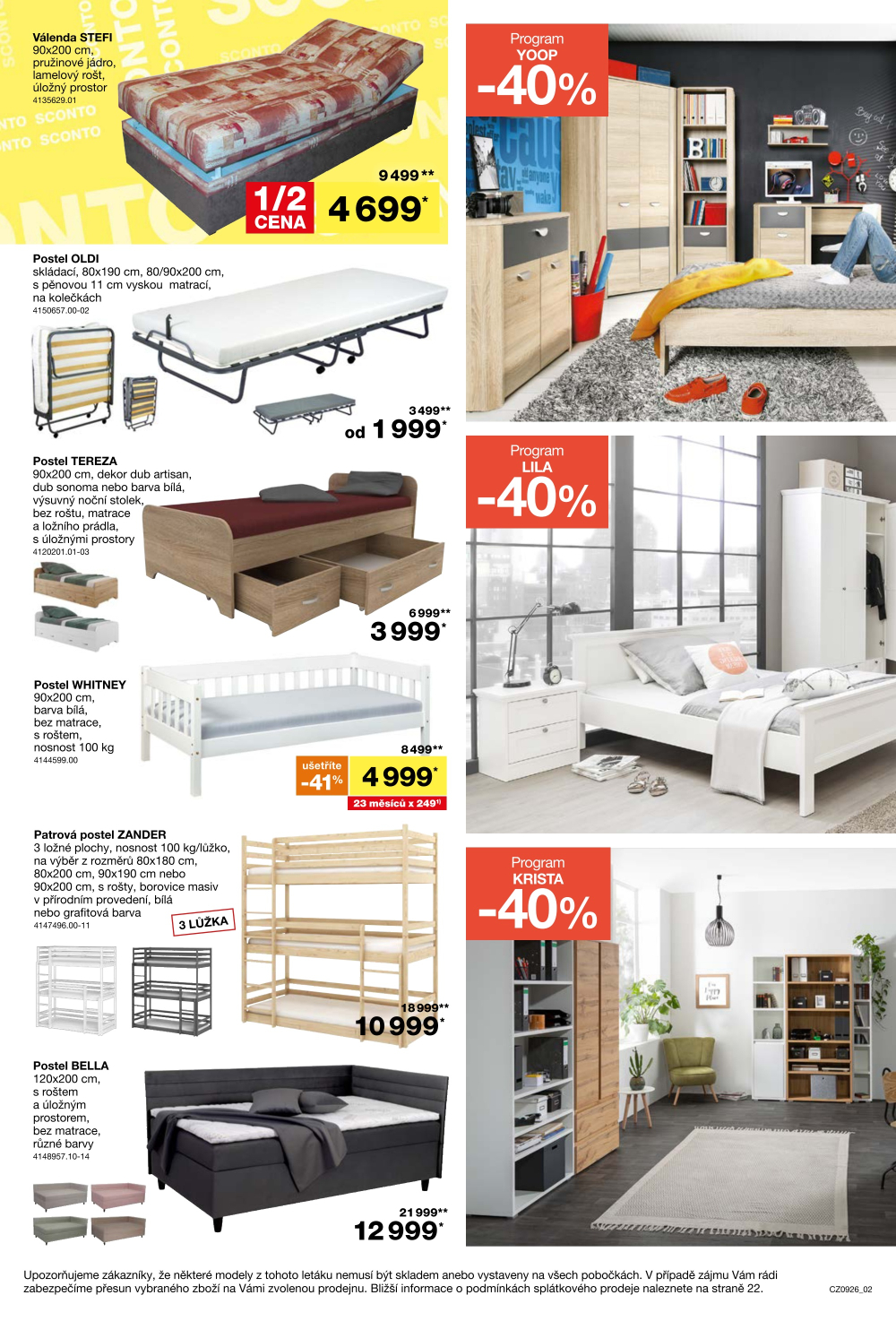 Leták SCONTO Nábytek leták - strana 2