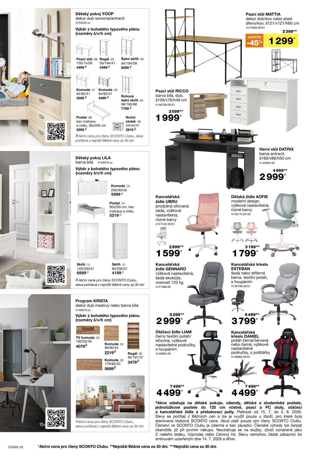 Leták SCONTO Nábytek leták - strana 3