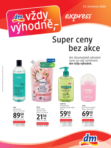 dm drogerie leták - journal expres